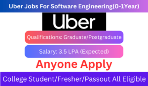 Uber Jobs For Software Engineering(0-1Year)