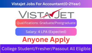 Vistajet Jobs For Accountant(0-2Year)